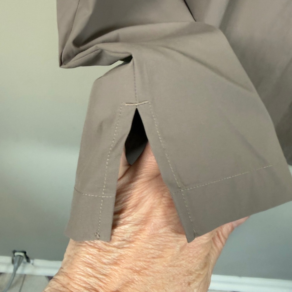 Athleta Taupe Zip-Front Mini Dress - Picture 12 of 12